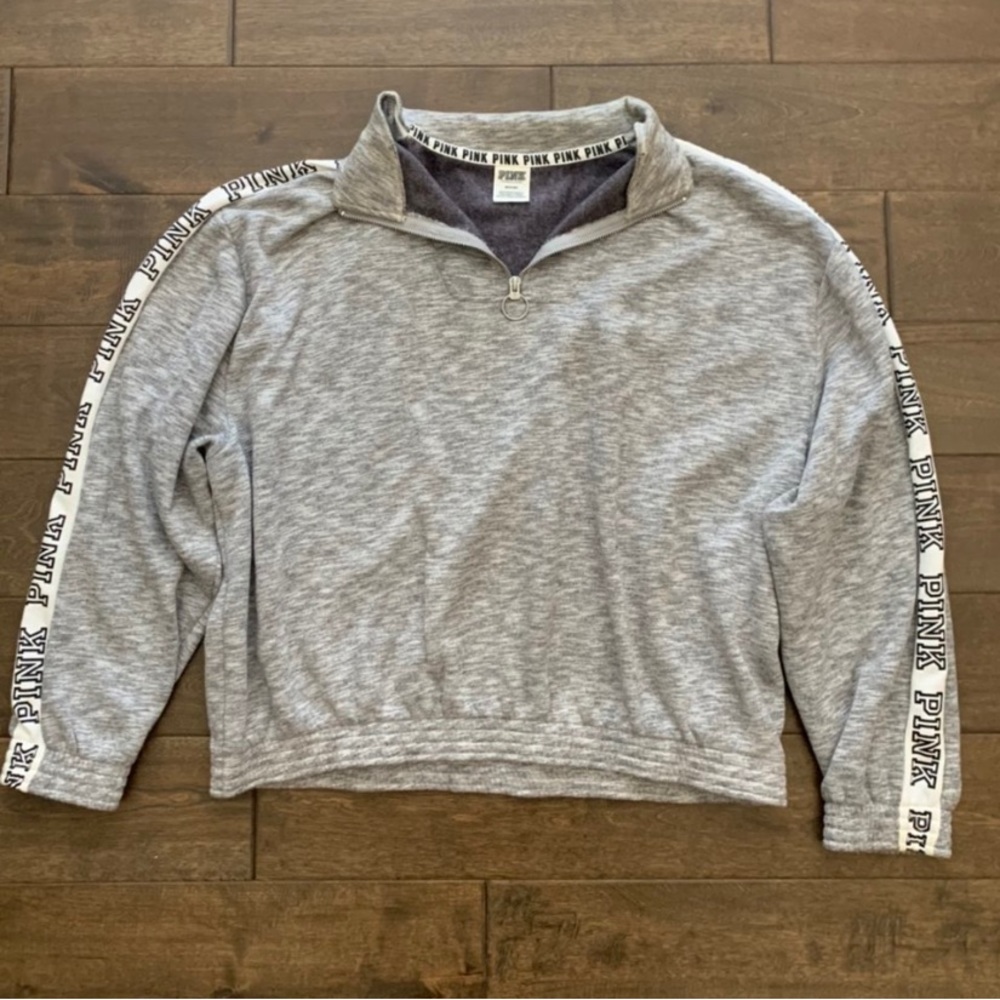 PINK quarter zip up